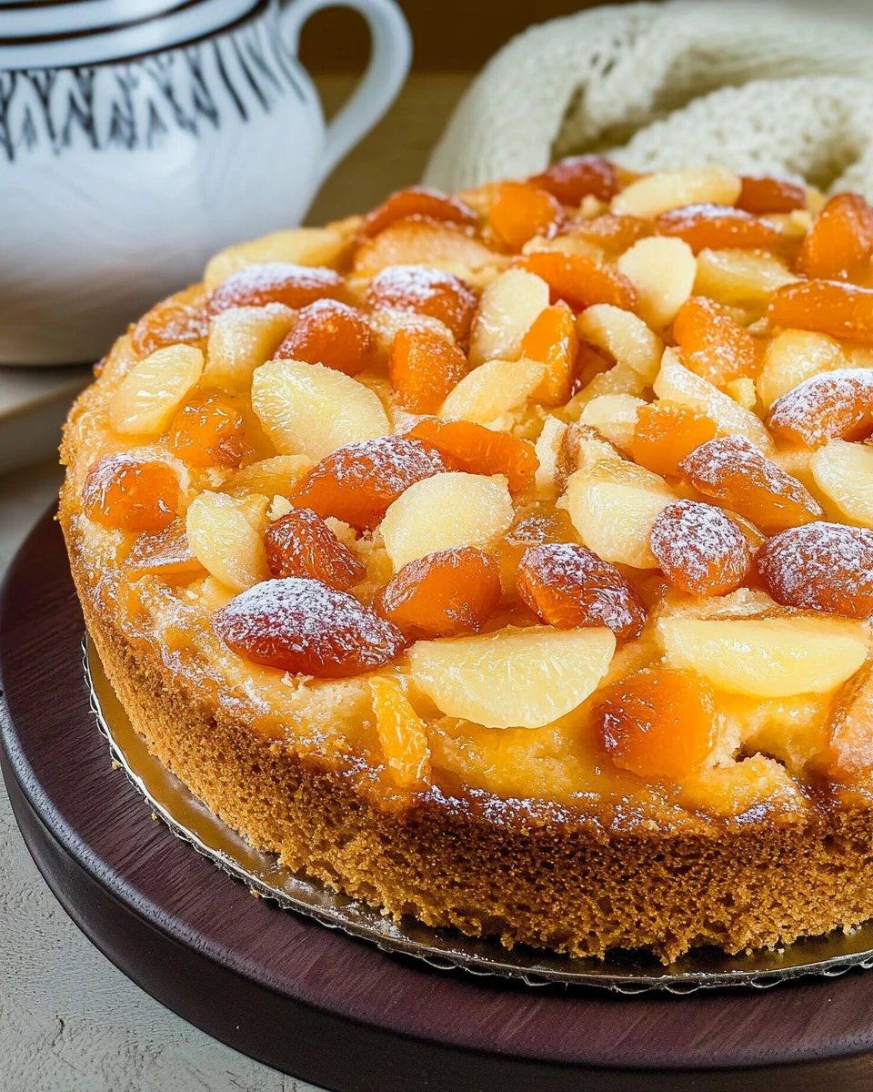 German Apricot Cake