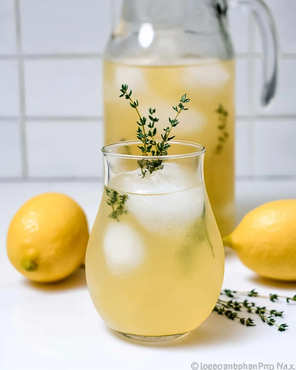 Ginger Thyme Lemonade