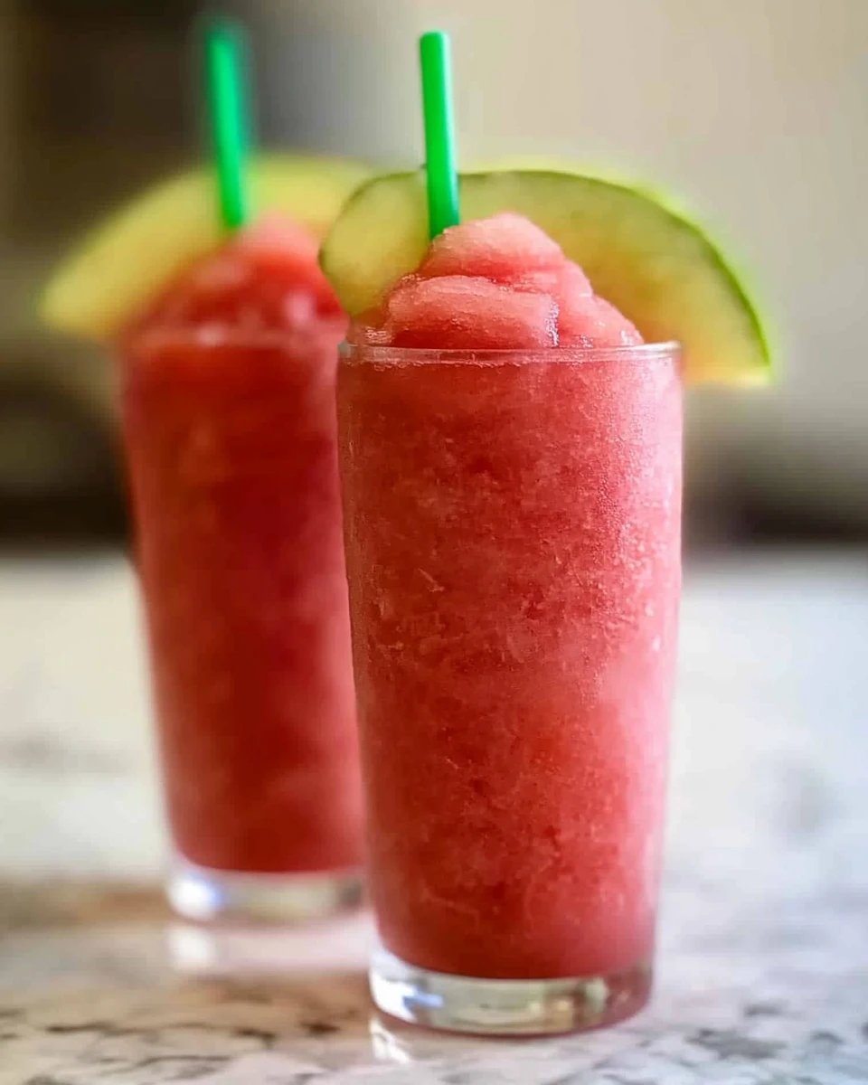 Healthy Watermelon Slushie