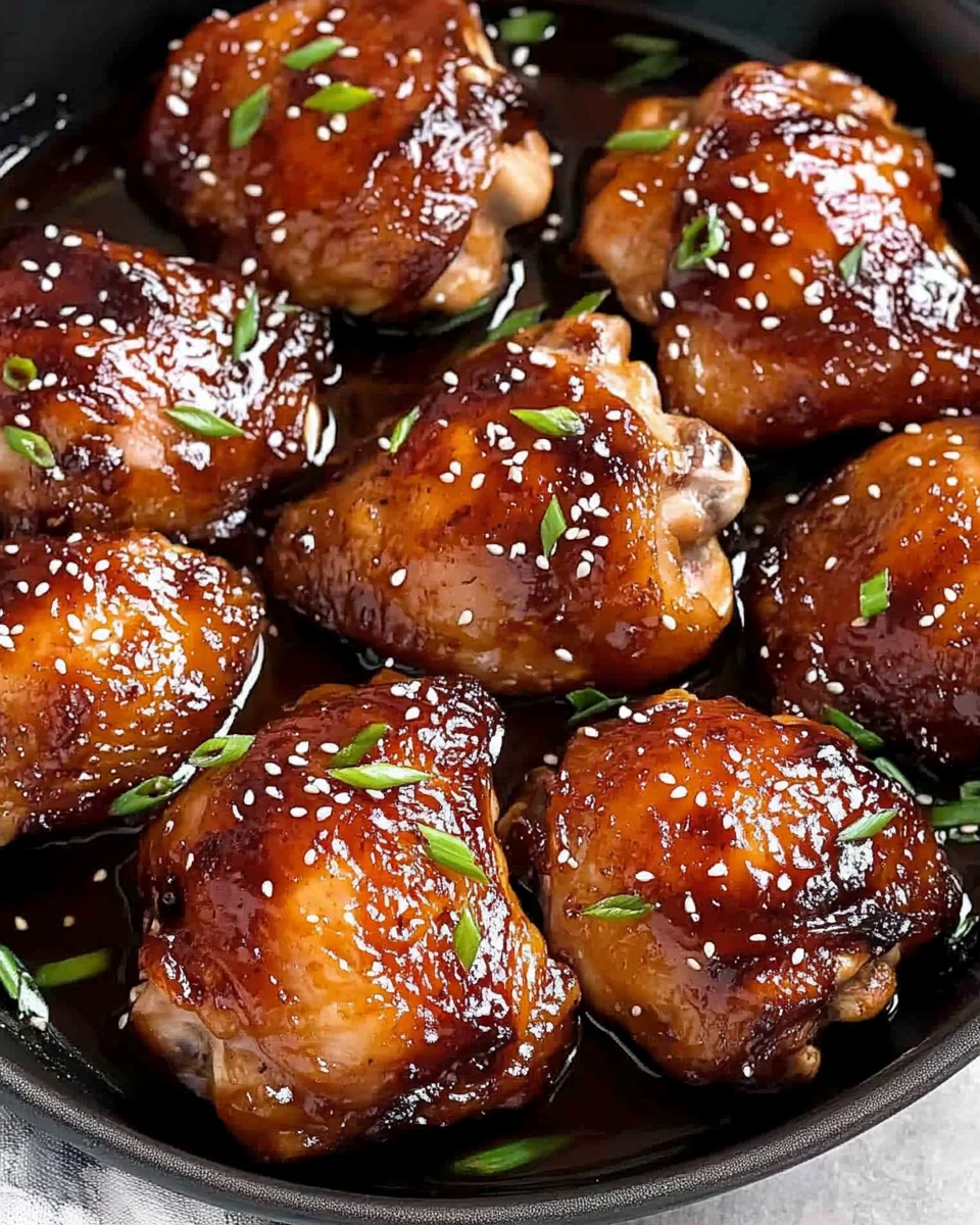 Honey Soy Baked Chicken Thighs