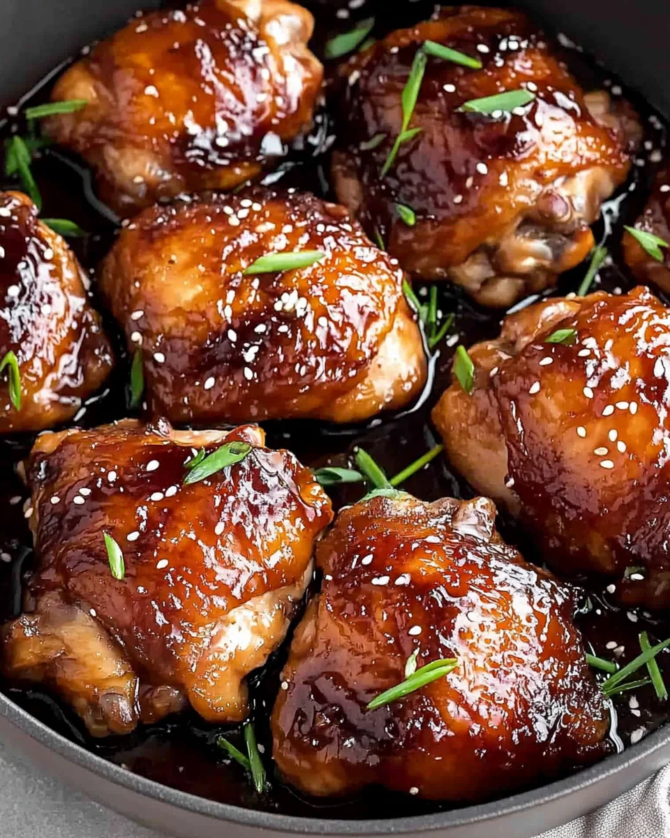 Honey Soy Baked Chicken Thighs