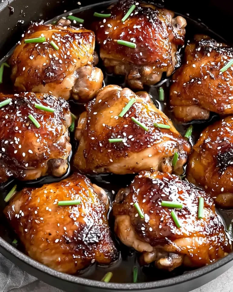 Honey Soy Baked Chicken Thighs