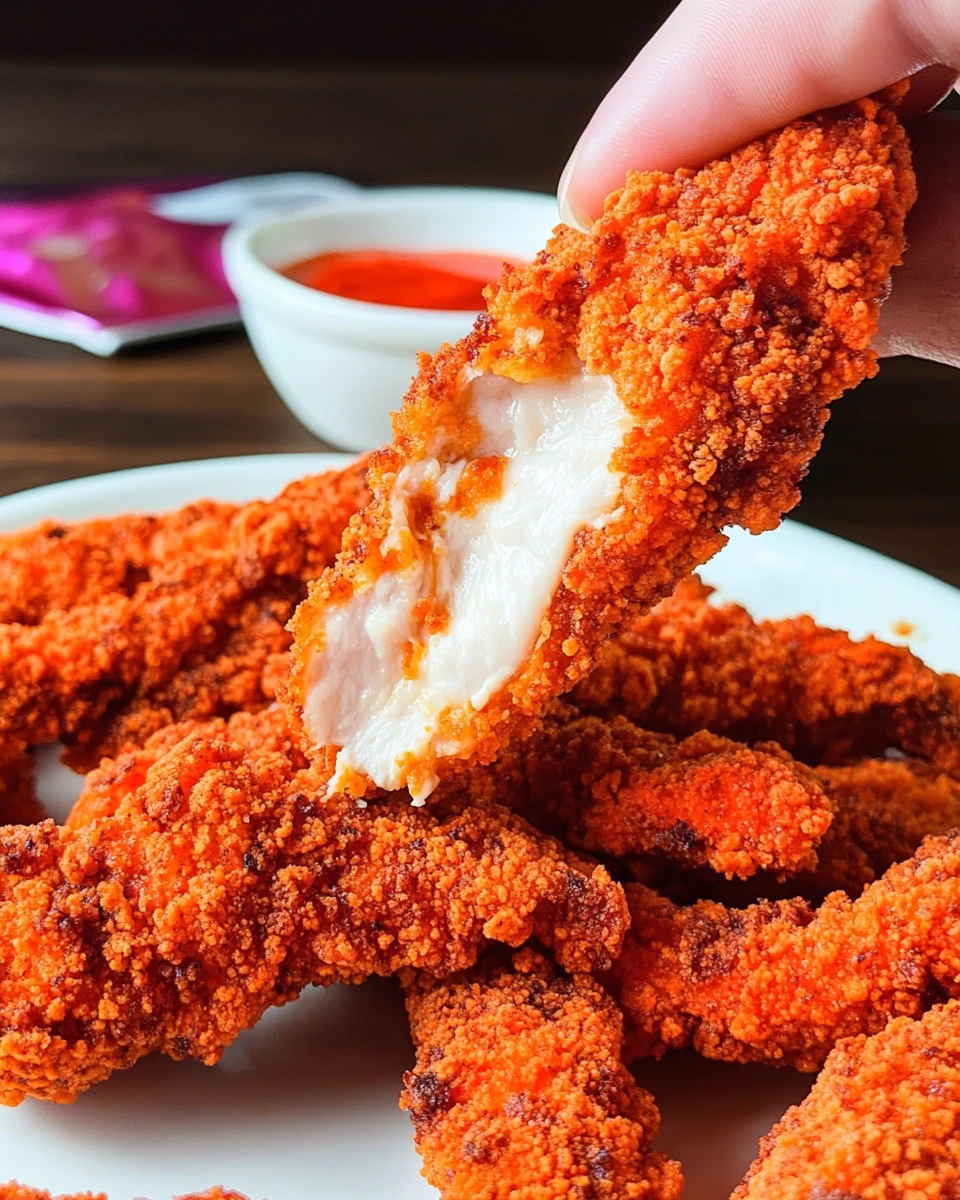 Hot Cheetos Chicken Strips