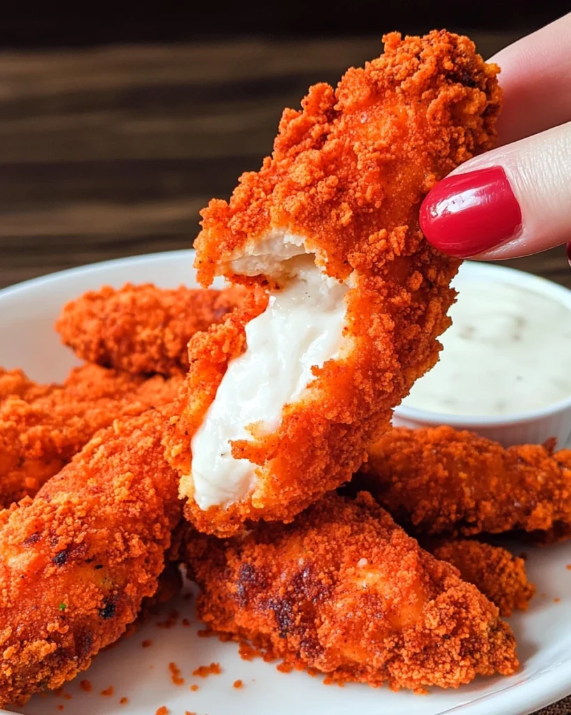 Hot Cheetos Chicken Strips
