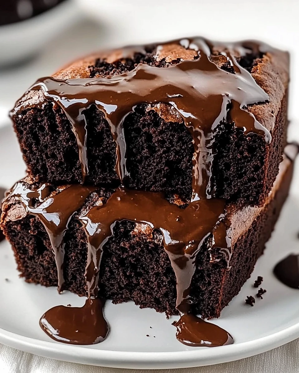 Hot Fudge Brownie Bread