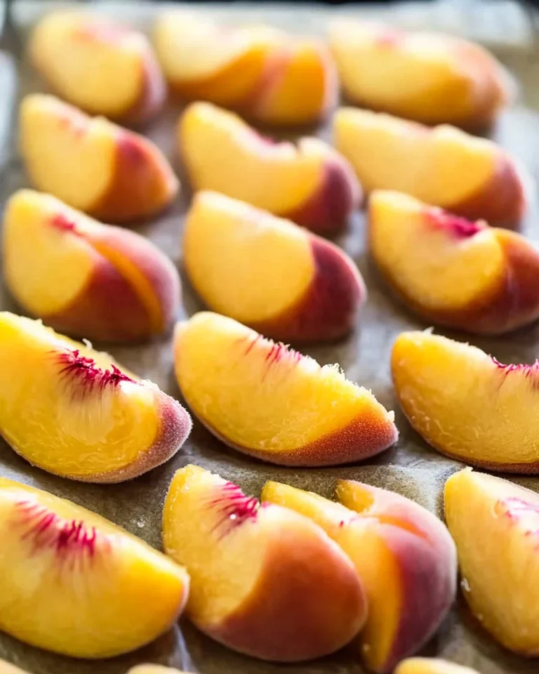 How to Freeze Peaches