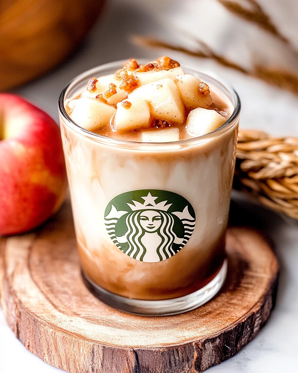 Iced Apple Crisp Macchiato