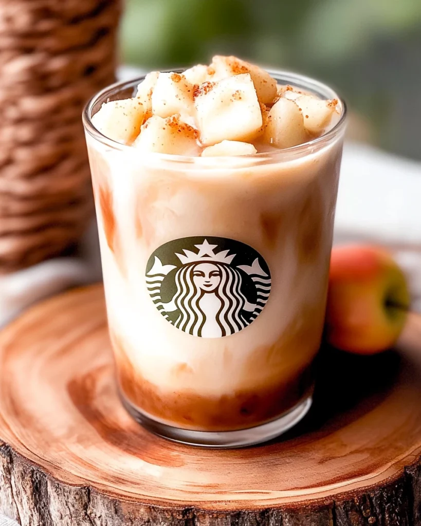 Iced Apple Crisp Macchiato