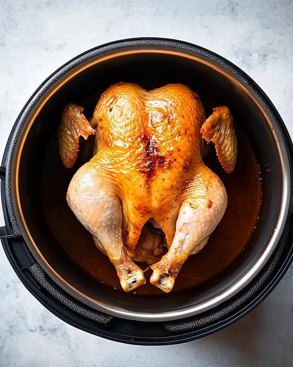 Instant Pot Air Fryer Lid Whole Chicken