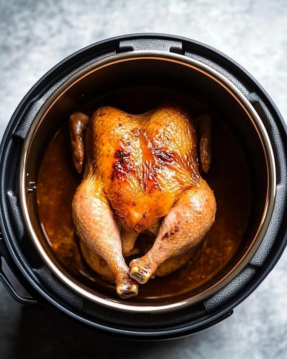 Instant Pot Air Fryer Lid Whole Chicken