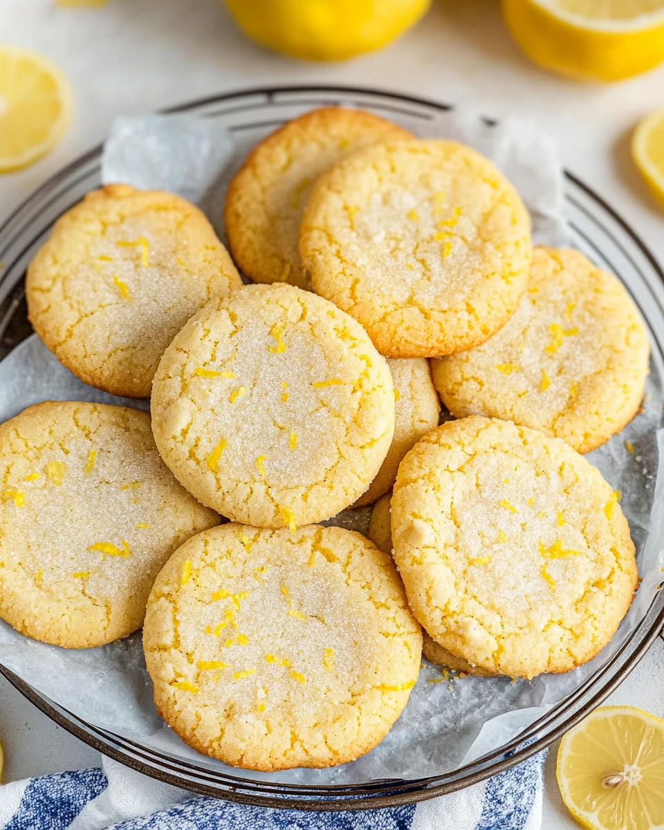 Lemon Sugar Cookies