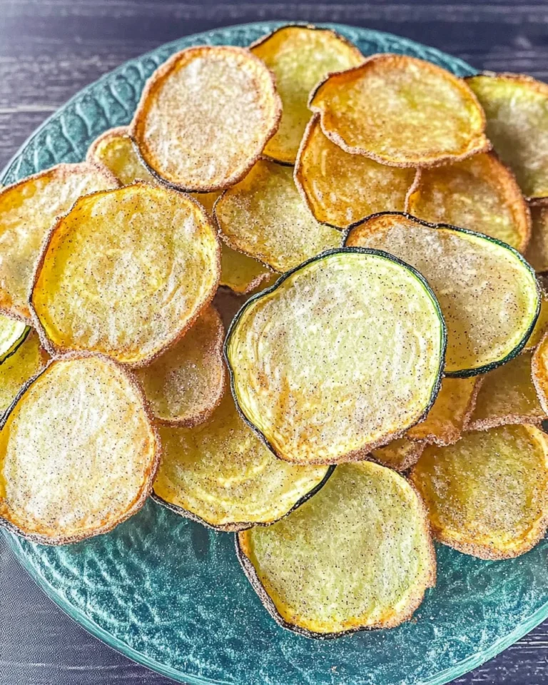 Low Carb Cinnamon Zucchini Chips