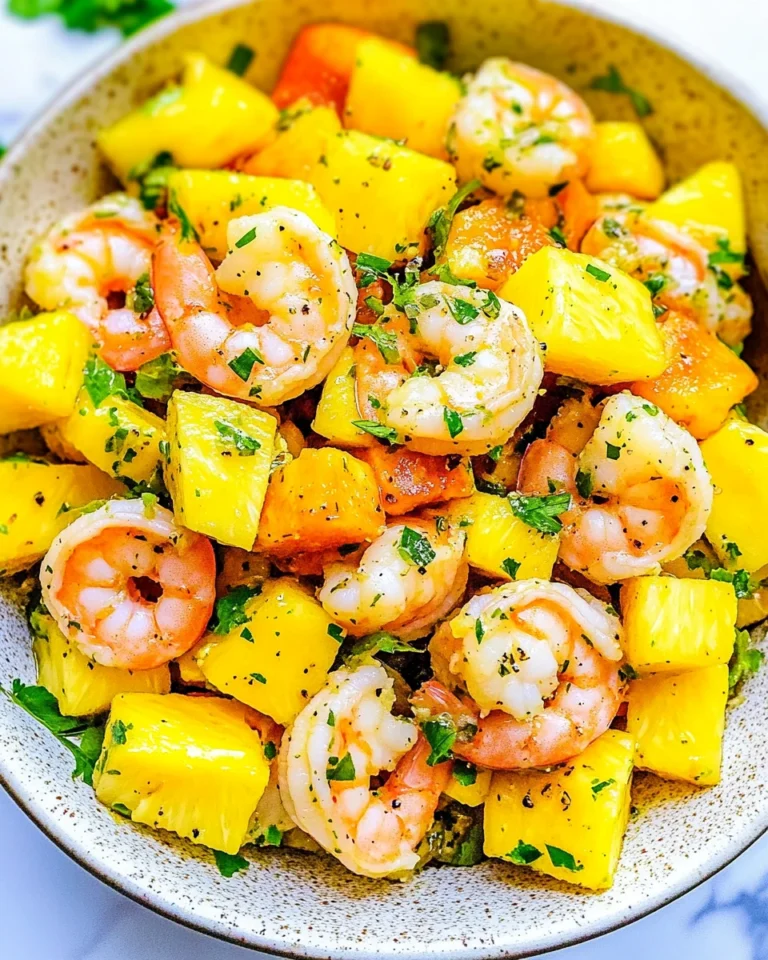 Mango Pineapple Shrimp Salad: Tropical Summer Recipe