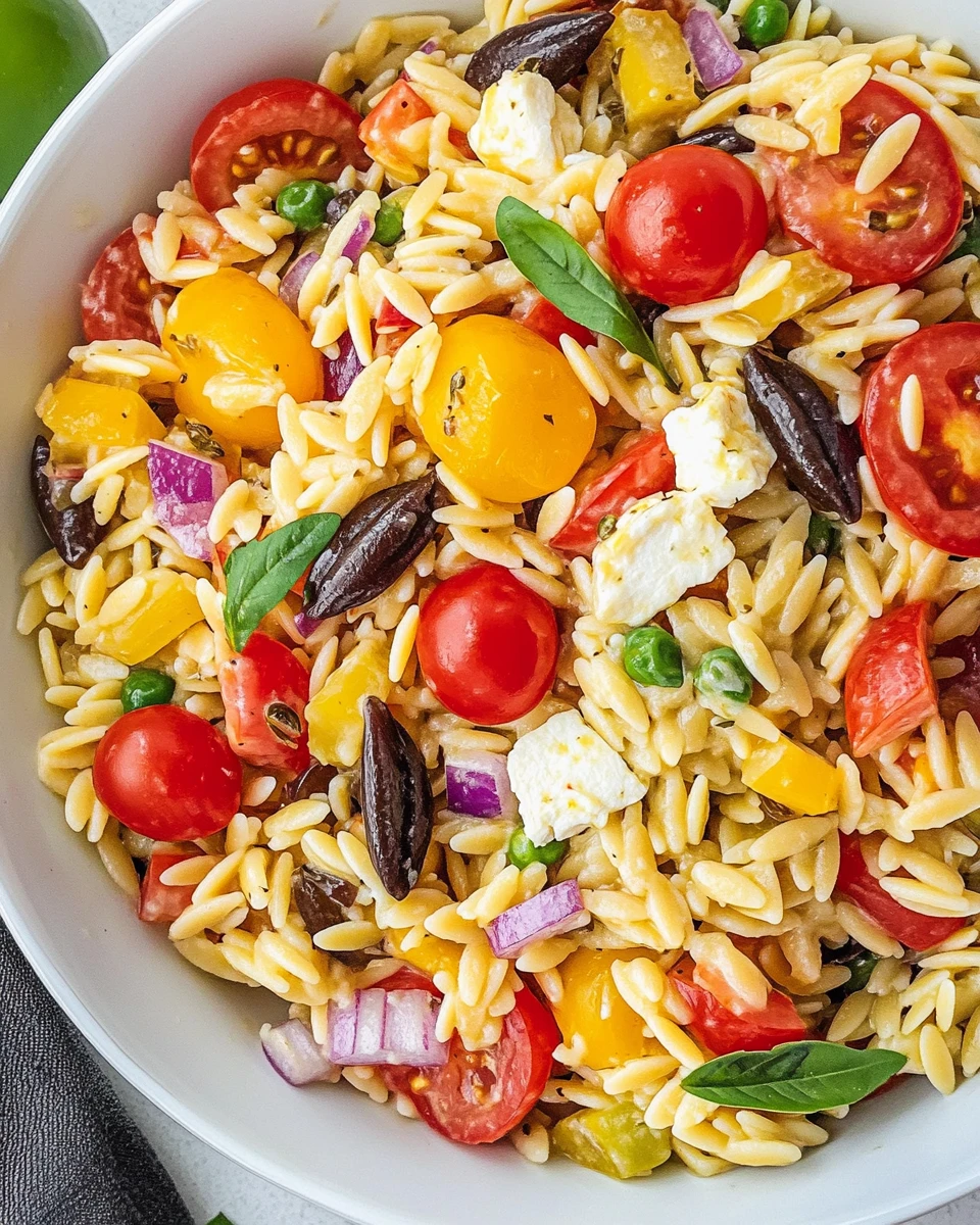 Mediterranean Orzo Pasta Salad