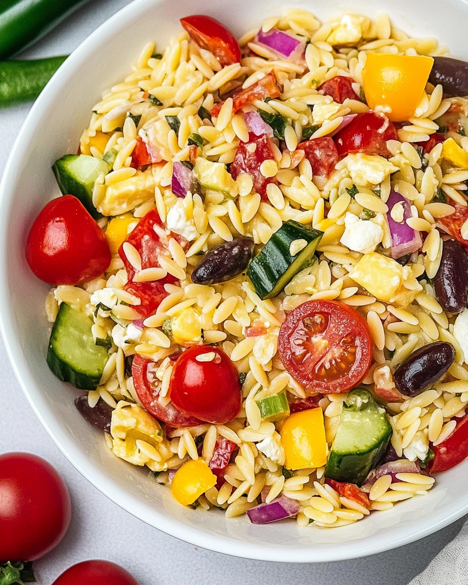 Mediterranean Orzo Pasta Salad