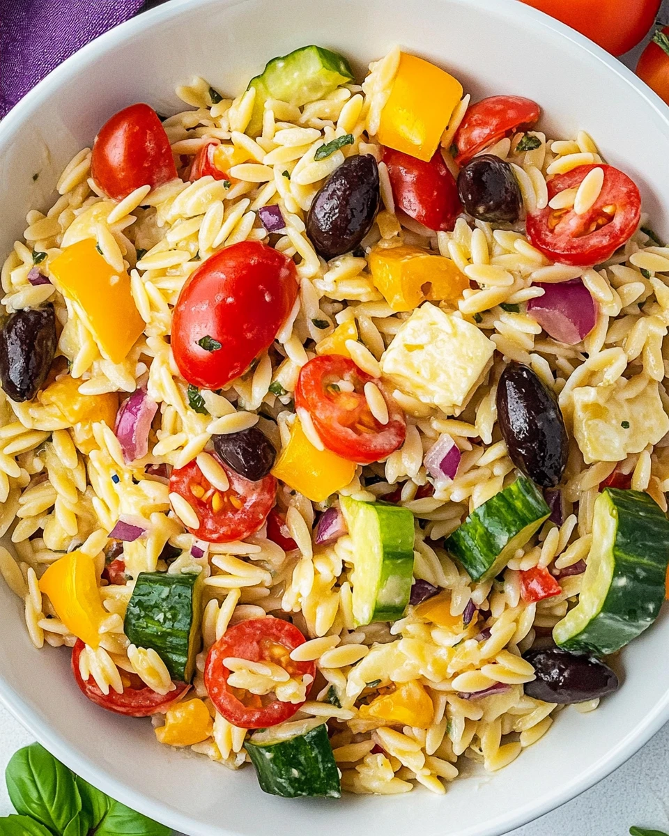 Mediterranean Orzo Pasta Salad