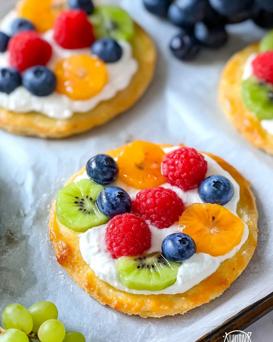 Mini Fruit Pizzas
