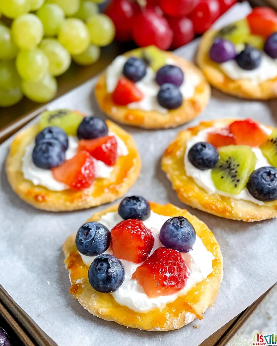 Mini Fruit Pizzas