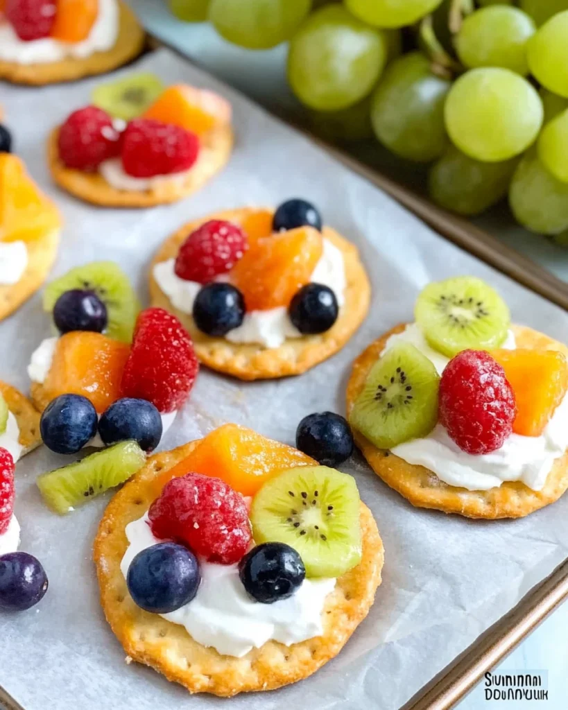 Mini Fruit Pizzas