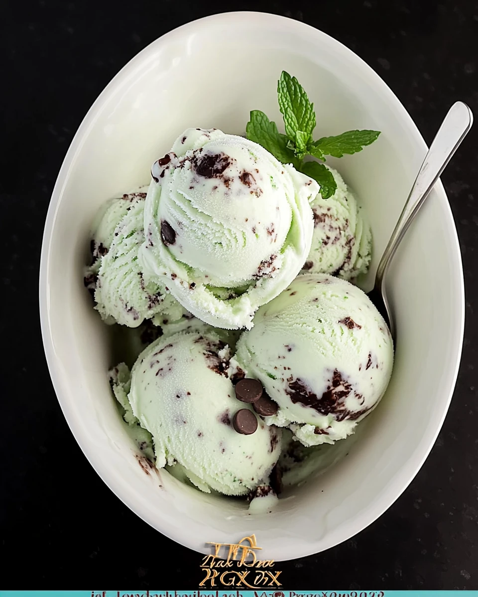 Mint Chocolate Chip Ice Cream
