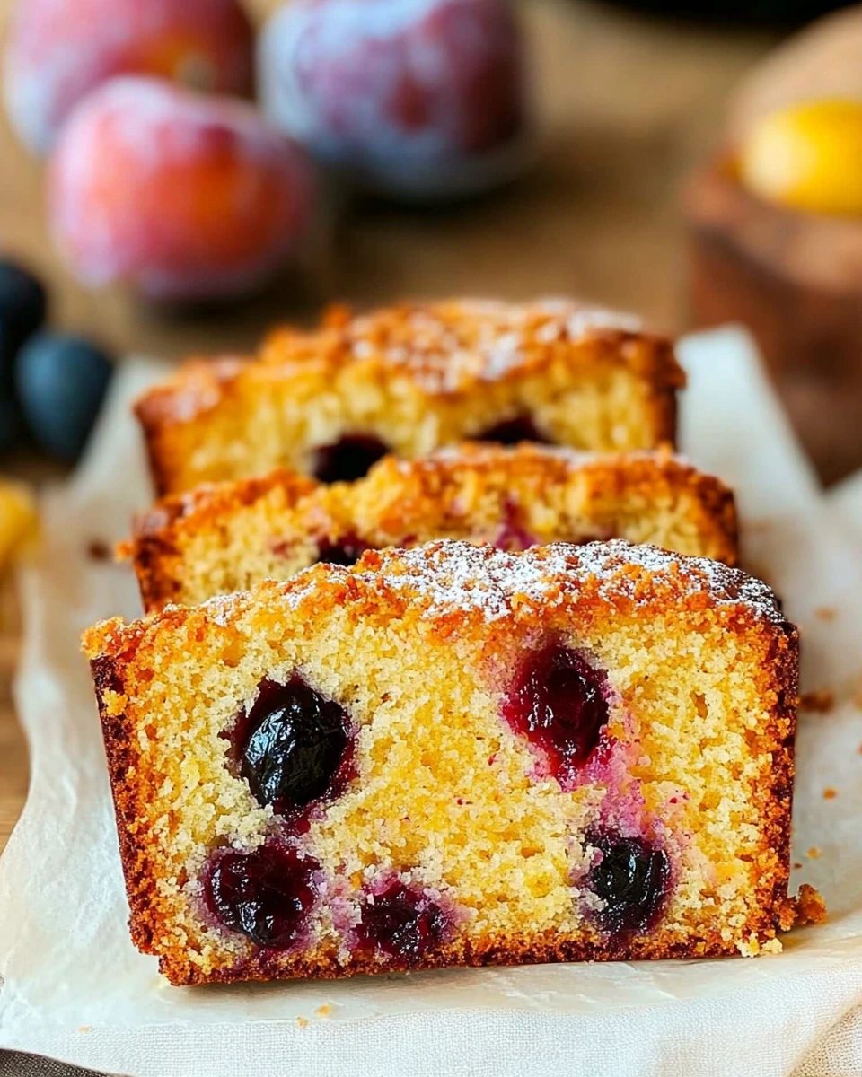 Mixed Fruit Plum Cake