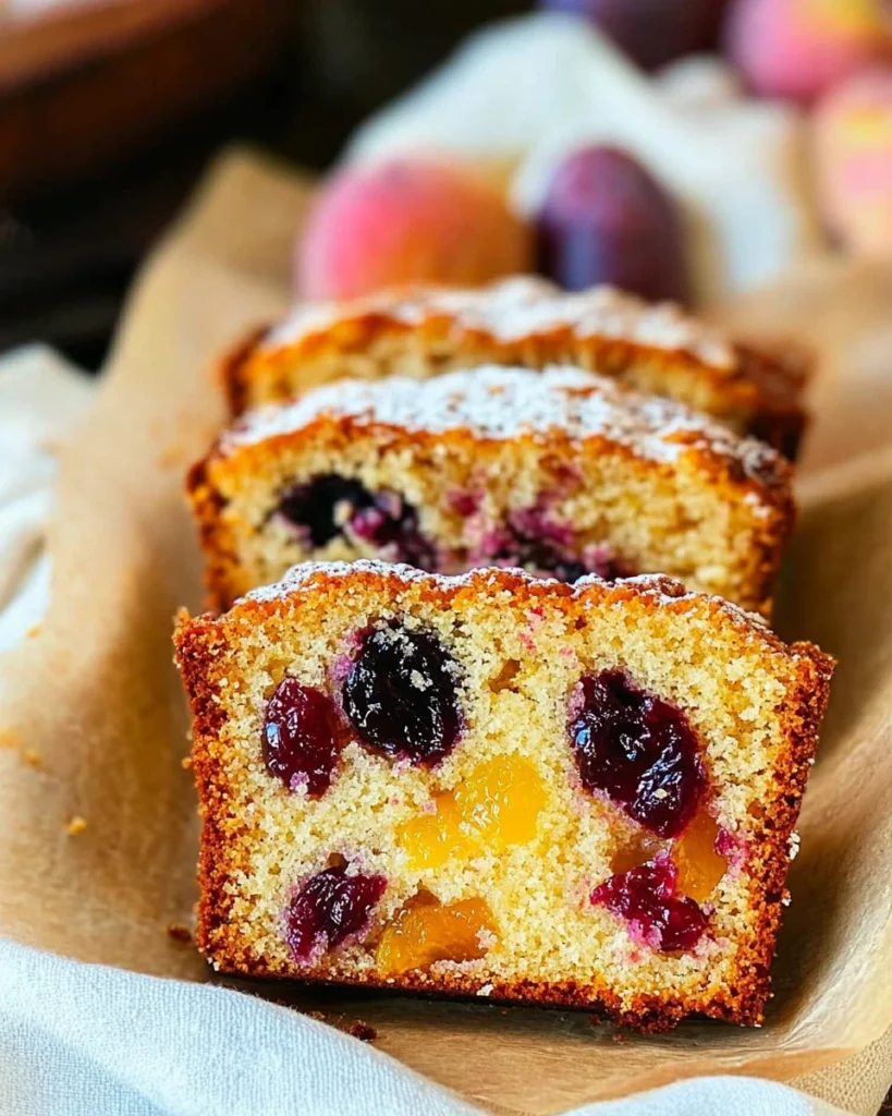 Mixed Fruit Plum Cake