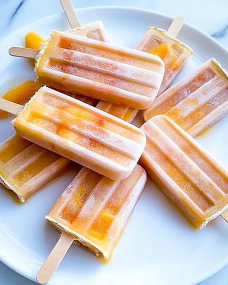 Nectarine Ice Pops