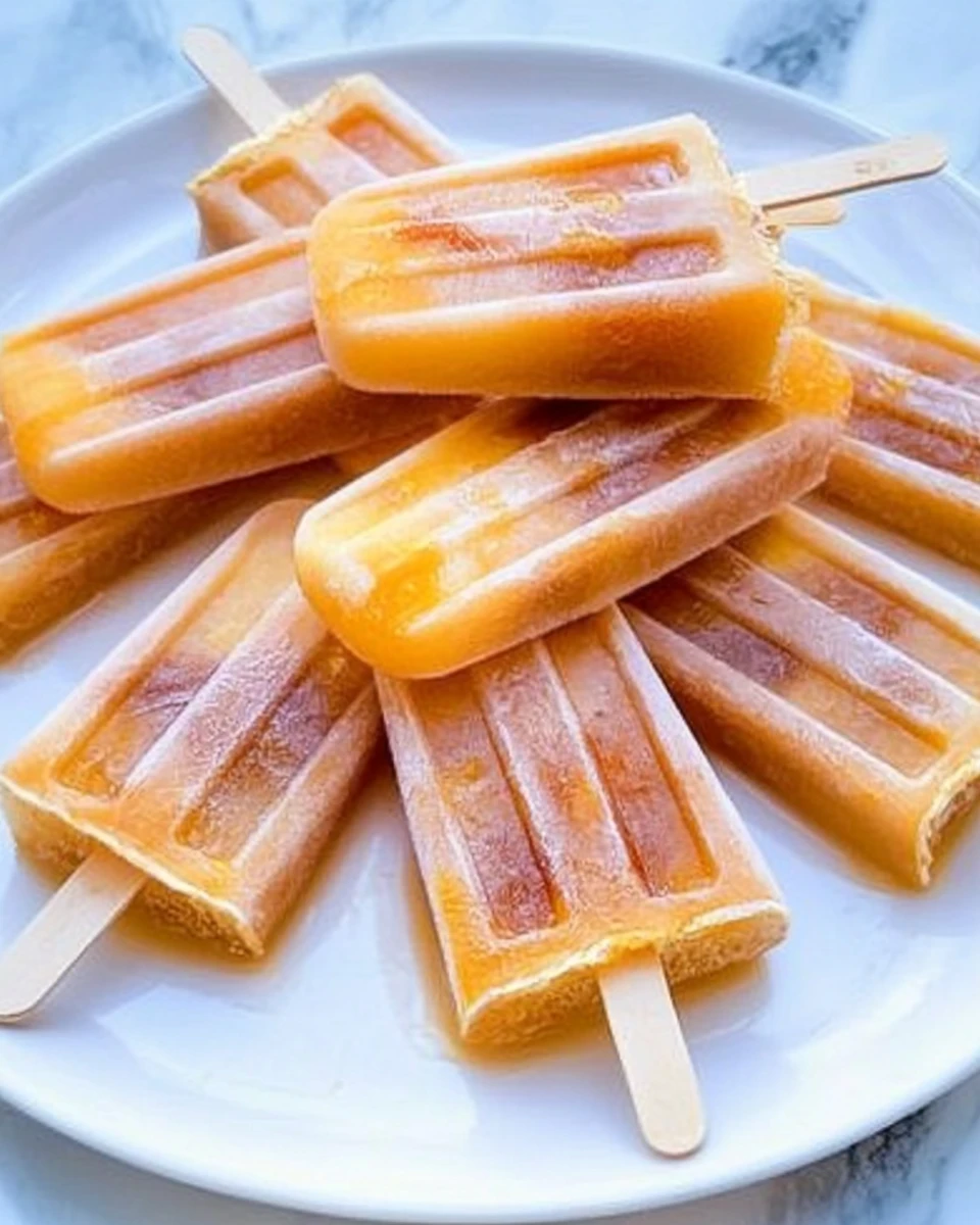 Nectarine Ice Pops