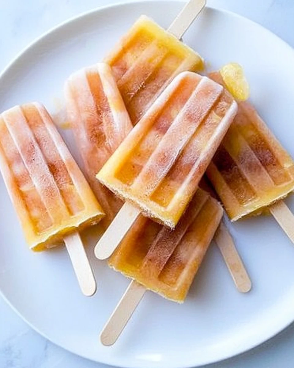 Nectarine Ice Pops