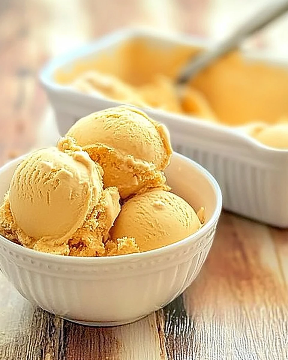 No-Churn Pumpkin Ice Cream