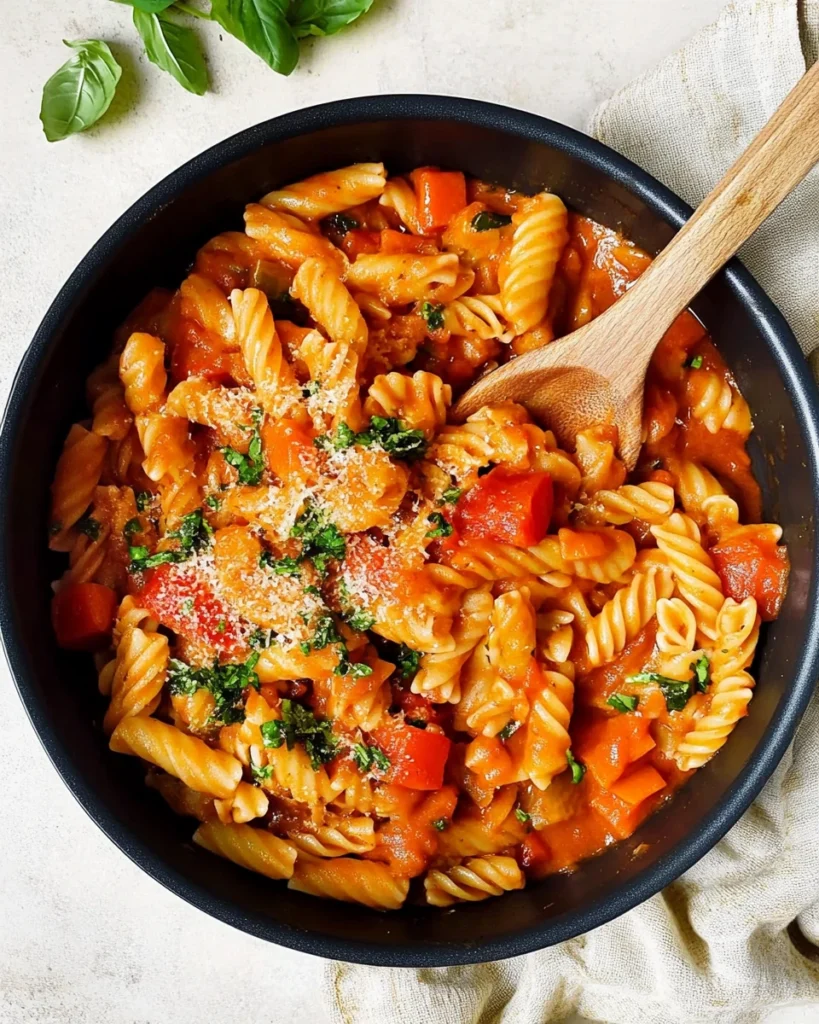 One Pot Pasta: Easy Vegan 20 Minute Dinner