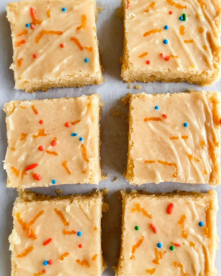 Orange Dreamcicle Sugar Cookie Bars