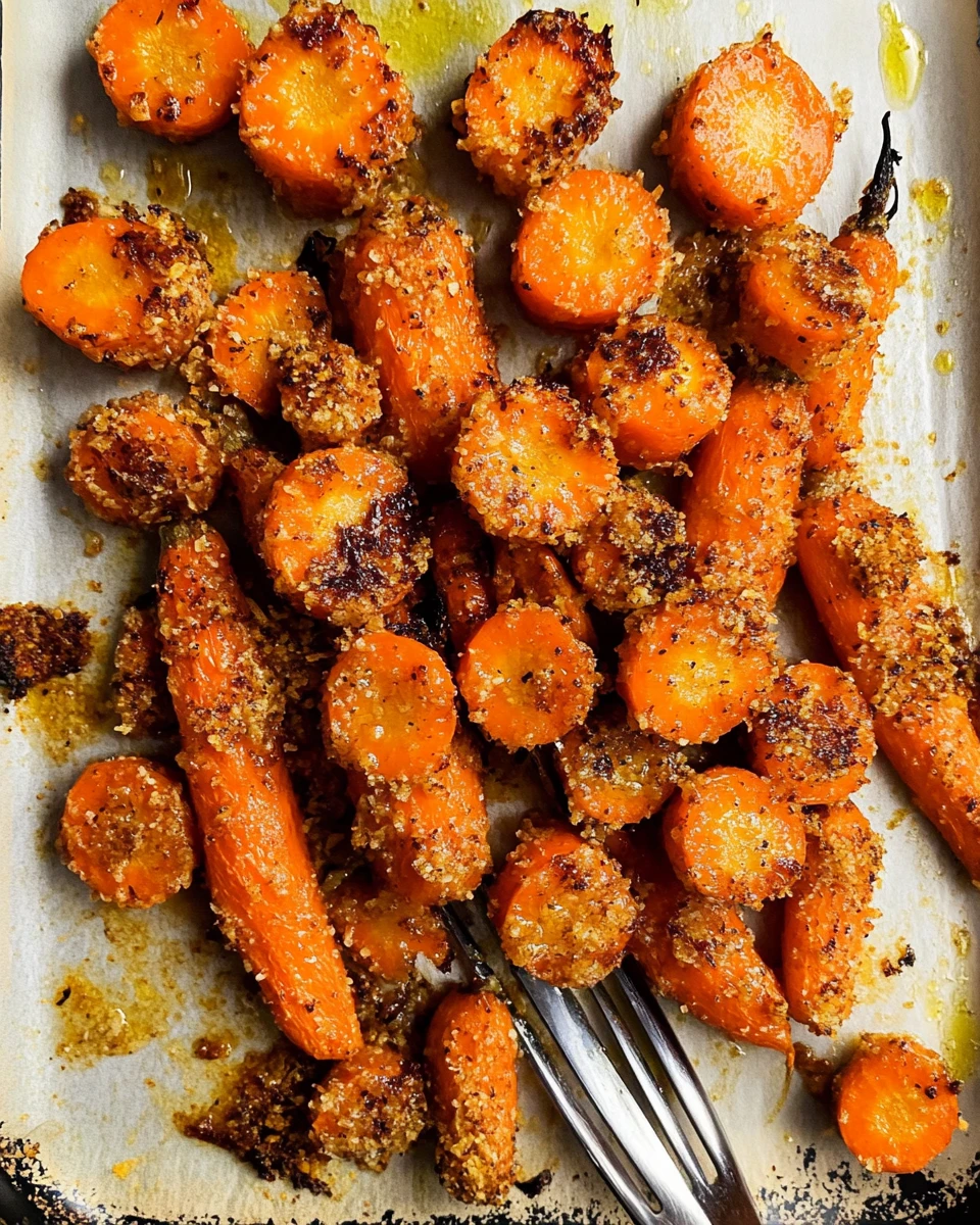 Parmesan Crusted Carrots