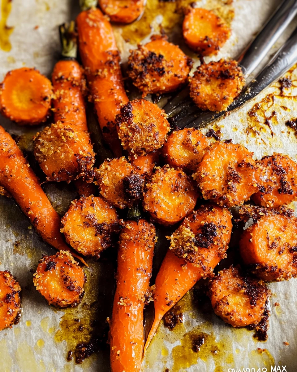 Parmesan Crusted Carrots