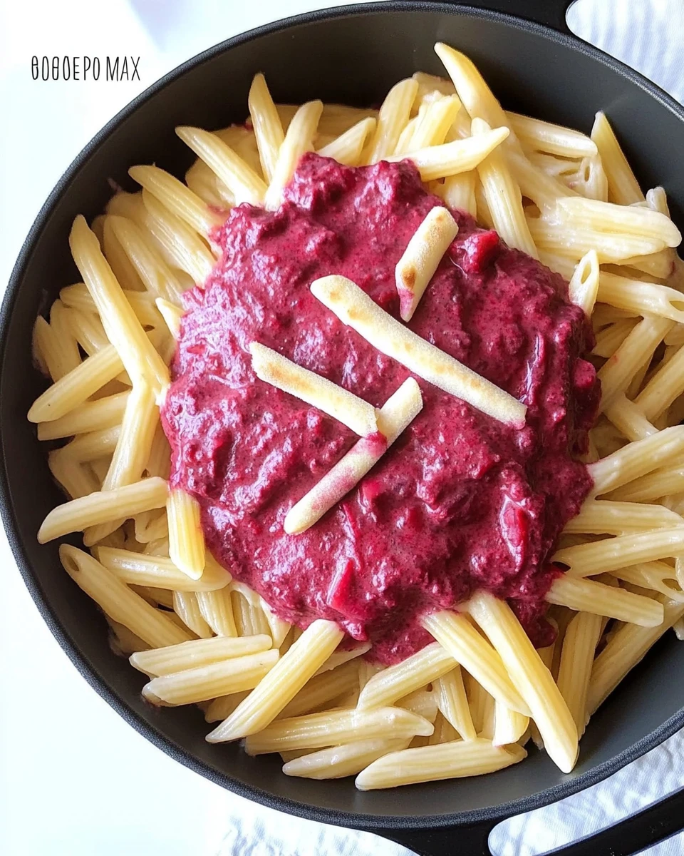 Pasta with Creamy Beet Sauce
