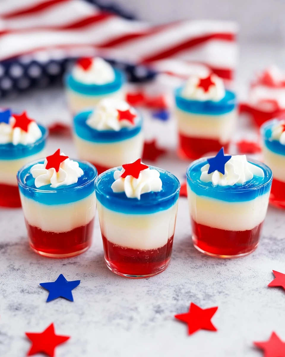 Patriotic Jell-O Shots