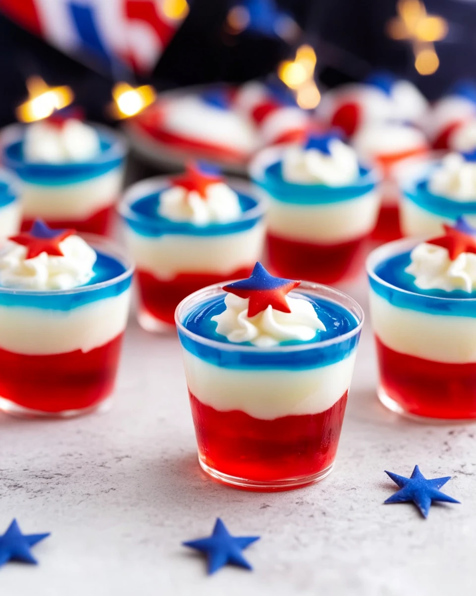 Patriotic Jell-O Shots
