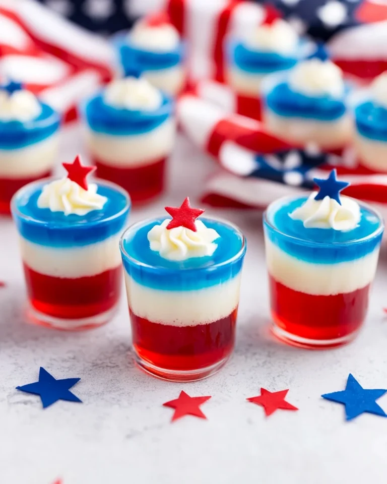 Patriotic Jell-O Shots