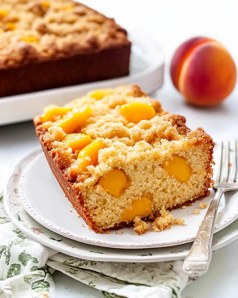 Peach Cobbler Pound Cake