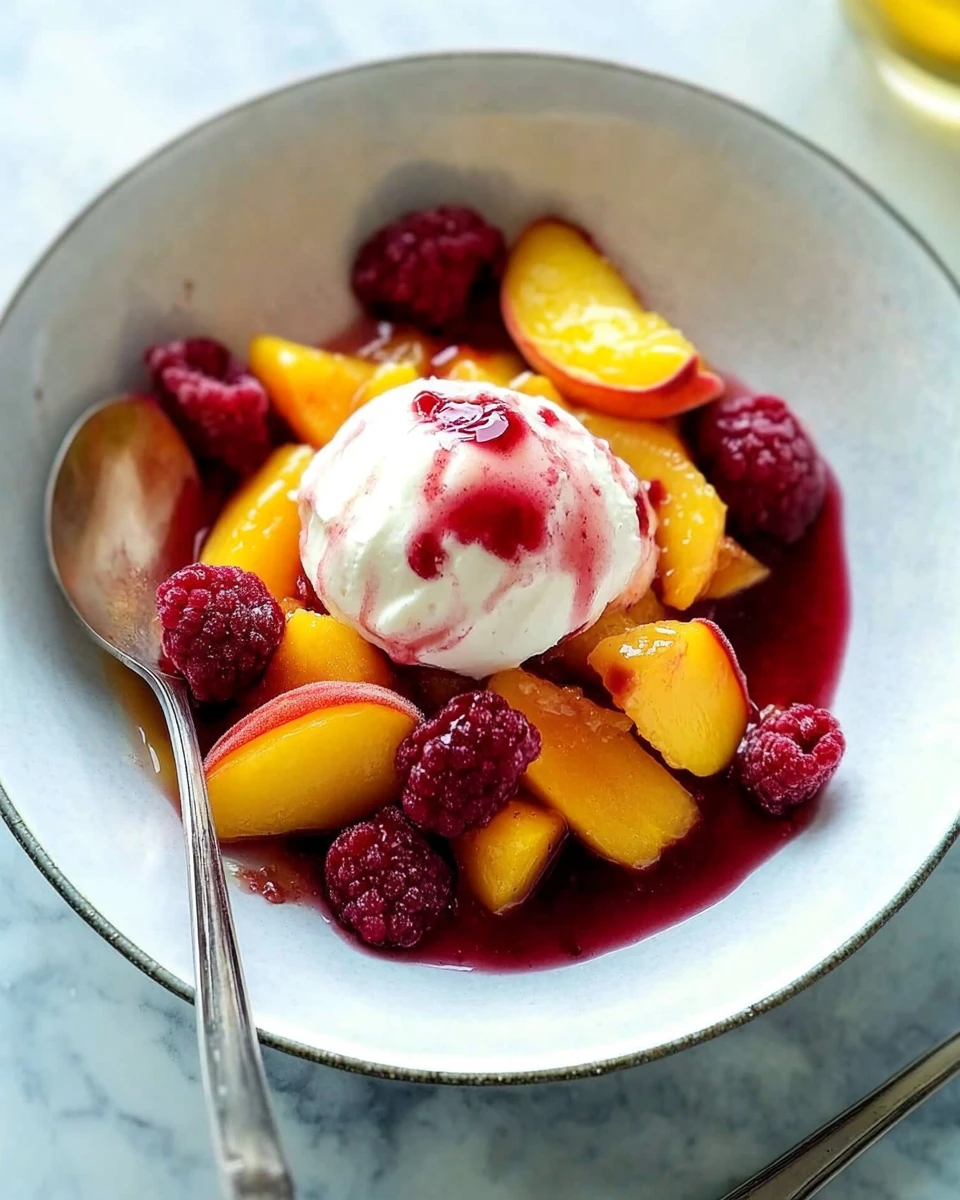 Peach Melba
