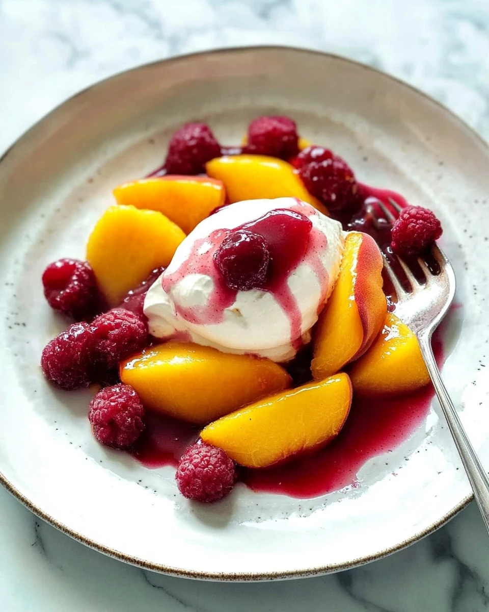 Peach Melba
