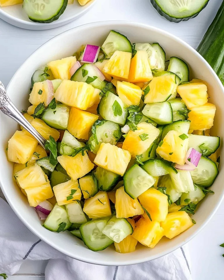 Pineapple Cucumber Salad