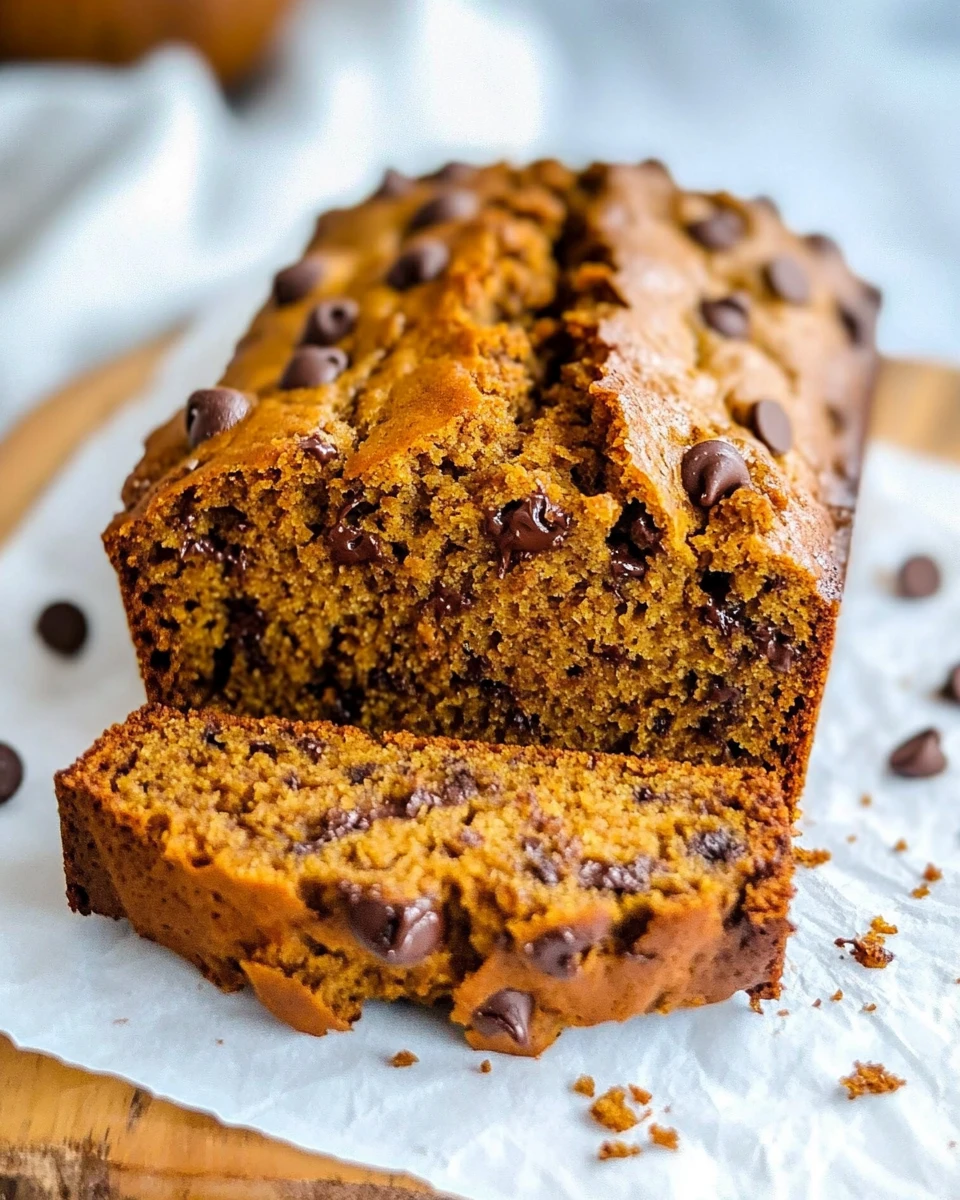 Pumpkin Chocolate Chip Bread