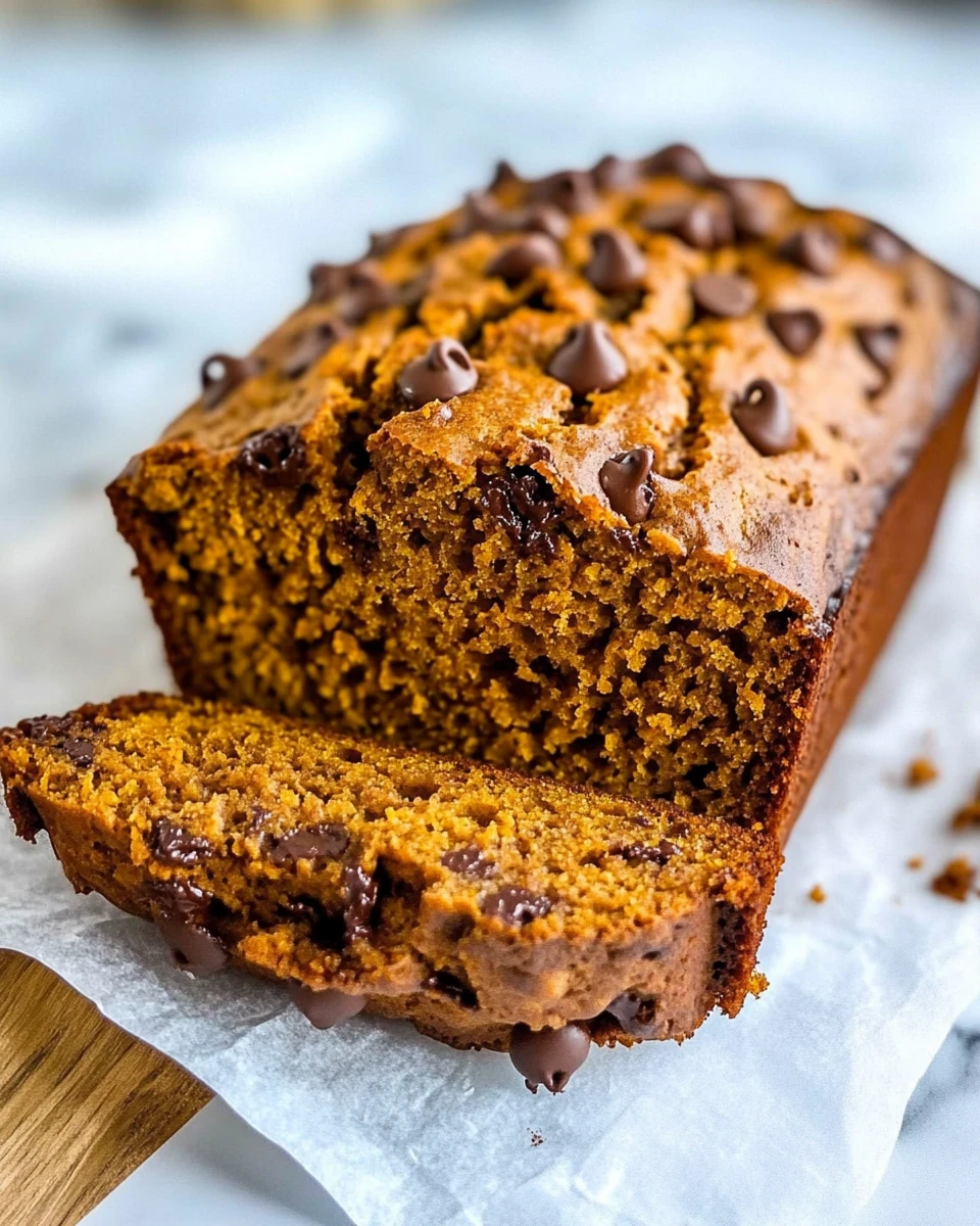 Pumpkin Chocolate Chip Bread