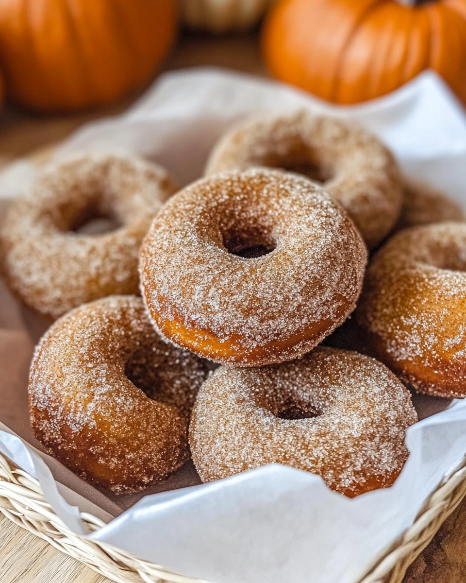 Pumpkin Spice Donuts