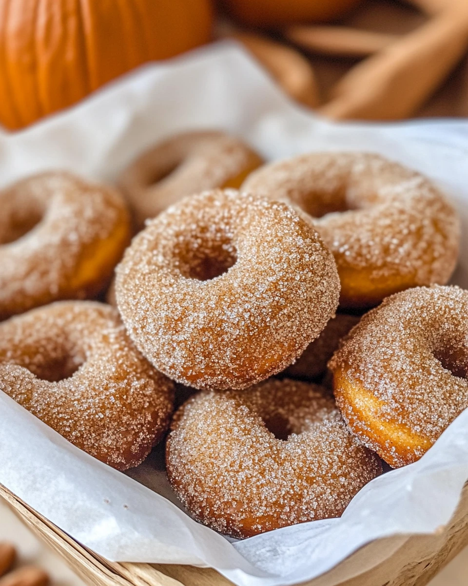 Pumpkin Spice Donuts