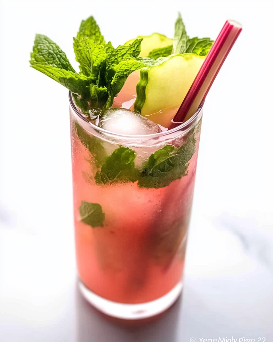 Rhubarb Mojito