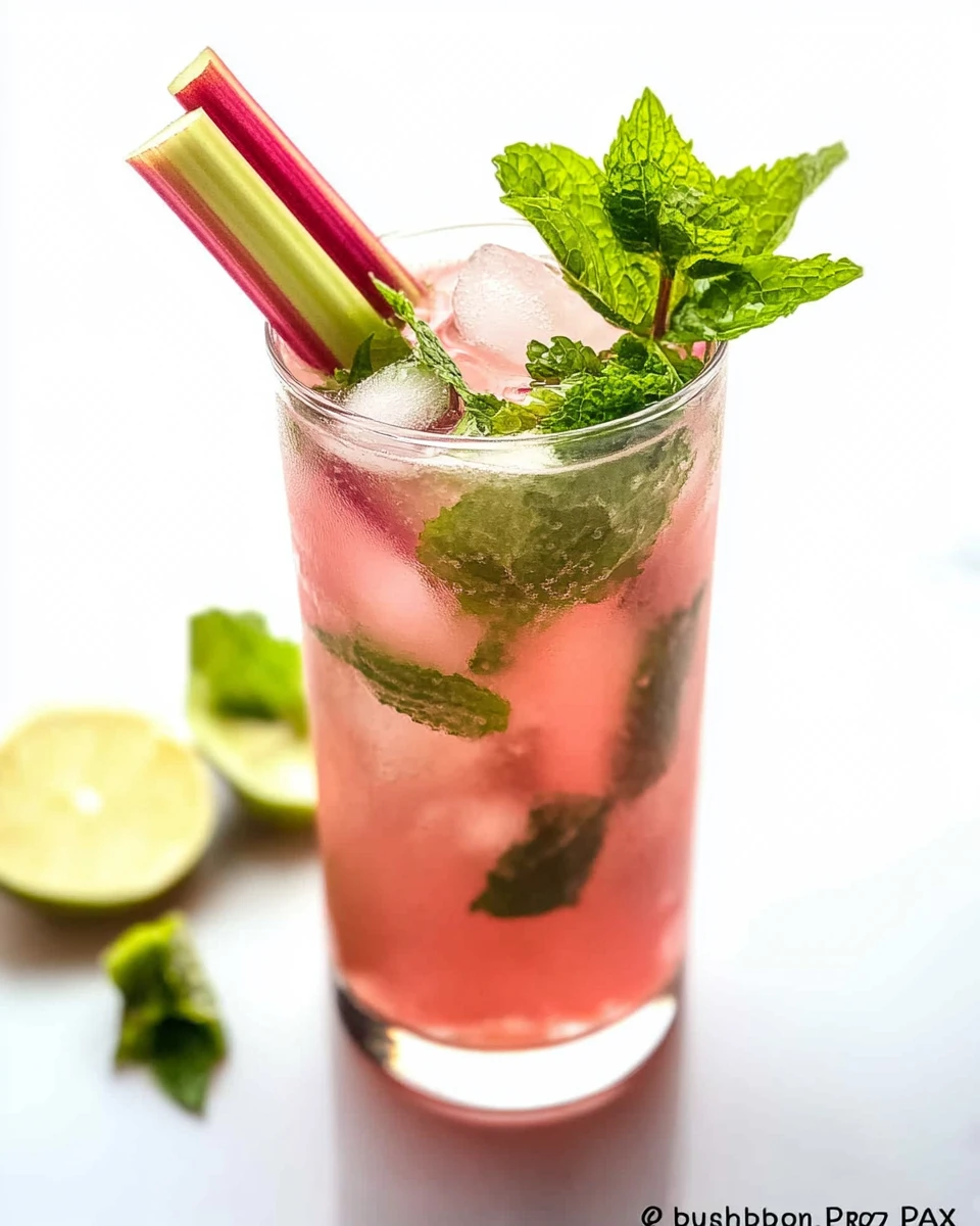 Rhubarb Mojito