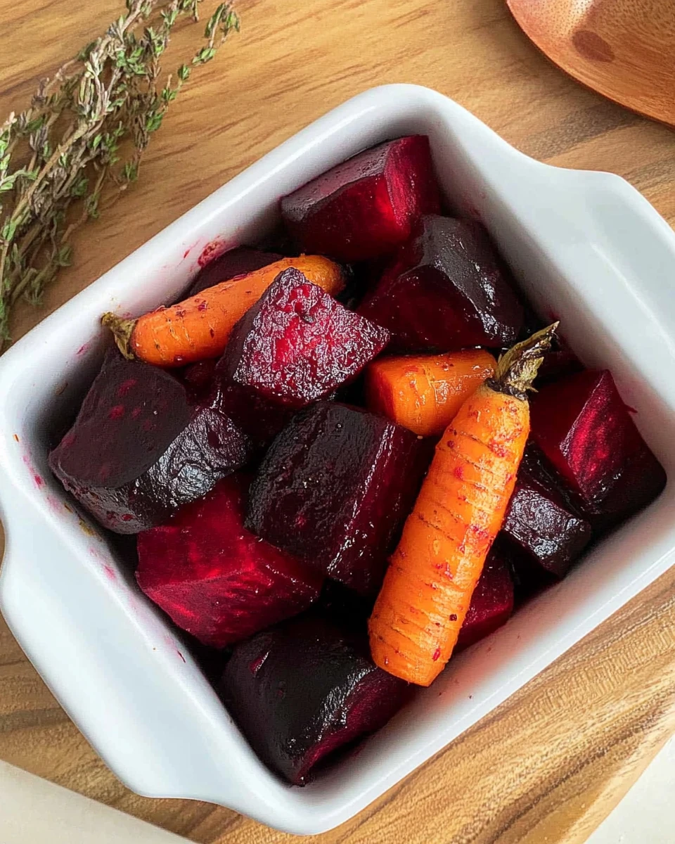 Roasted Beets and Carrots