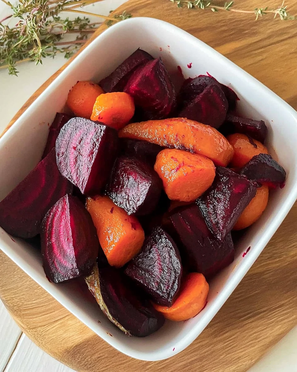 Roasted Beets and Carrots